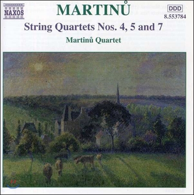 Martinu Quartet 마르티누: 현악 사중주 3집 - 4, 5, 7번 (Martinu: String Quartets No.4, No.5, No.7)