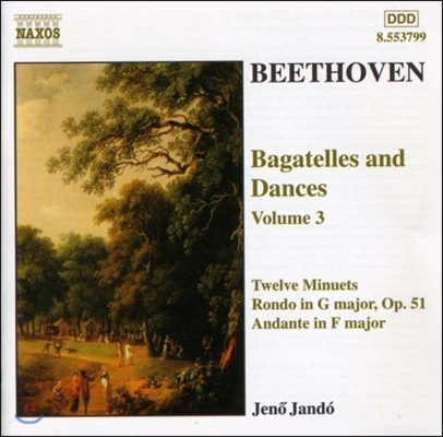 Jeno Jando 베토벤: 바가텔과 춤곡 3집 (Beethoven: Bagatelles and Dances Vol.3)