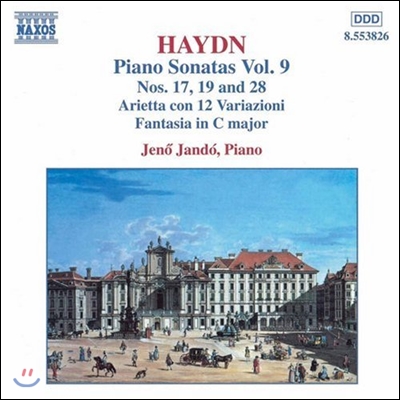 Jeno Jando 하이든: 피아노 소나타 9집 (Haydn: Piano Sonatas Nos. 17, 19, 28, Arietta con 12 Variazioni, Fantasia in C major)