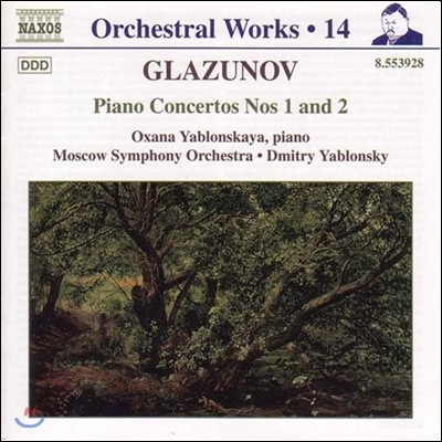 Dmitry Yablonsky 글라주노프: 피아노 협주곡 1번, 2번 (Glazunov: Piano Concertos No.1, No.2)