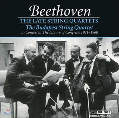 Budapest String Quartet / Beethoven : Late String Quartets (3CD/수입/미개봉/bridge9072)