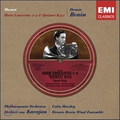 [중고] Herbert von Karajan, Dennis Brain / Mozart : Horn ConcertoㆍQuintet K452 (수입/094633860322)