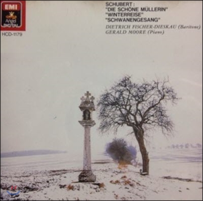 [중고] Dietrich Fischer-dieskau, Gerald Moore / Schubert : Die Schone Mullerin, Winterreise, Schwakengesang (일본수입/bestcd46)