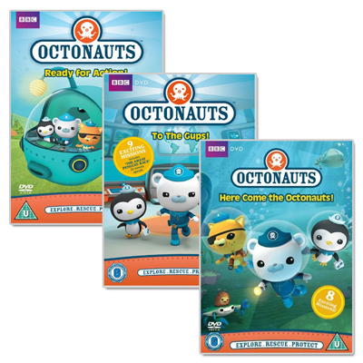 [DVD] 바다탐험대 옥토넛 Octonauts Collection DVD 3종세트