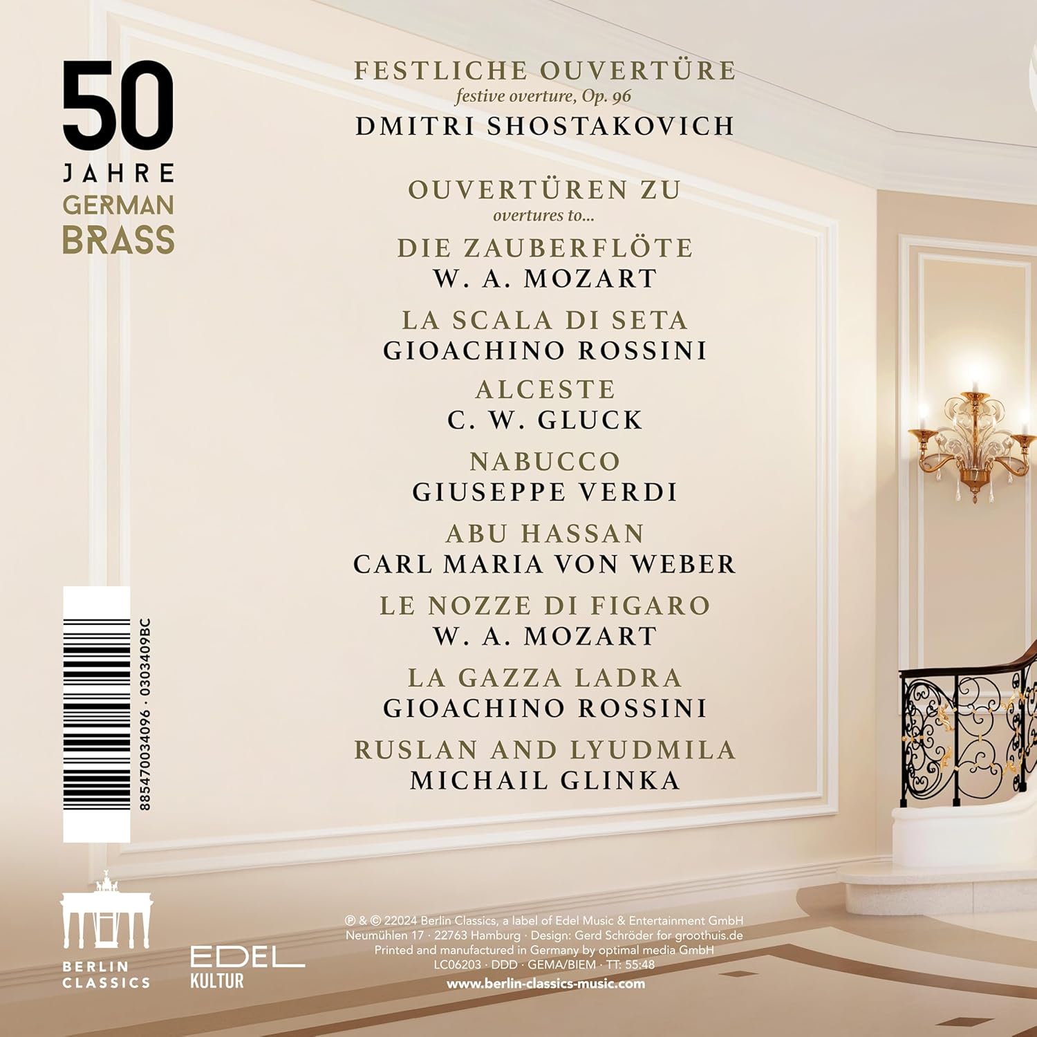 German Brass 관악 앙상블로 듣는 오페라 서곡집 (Overtures)