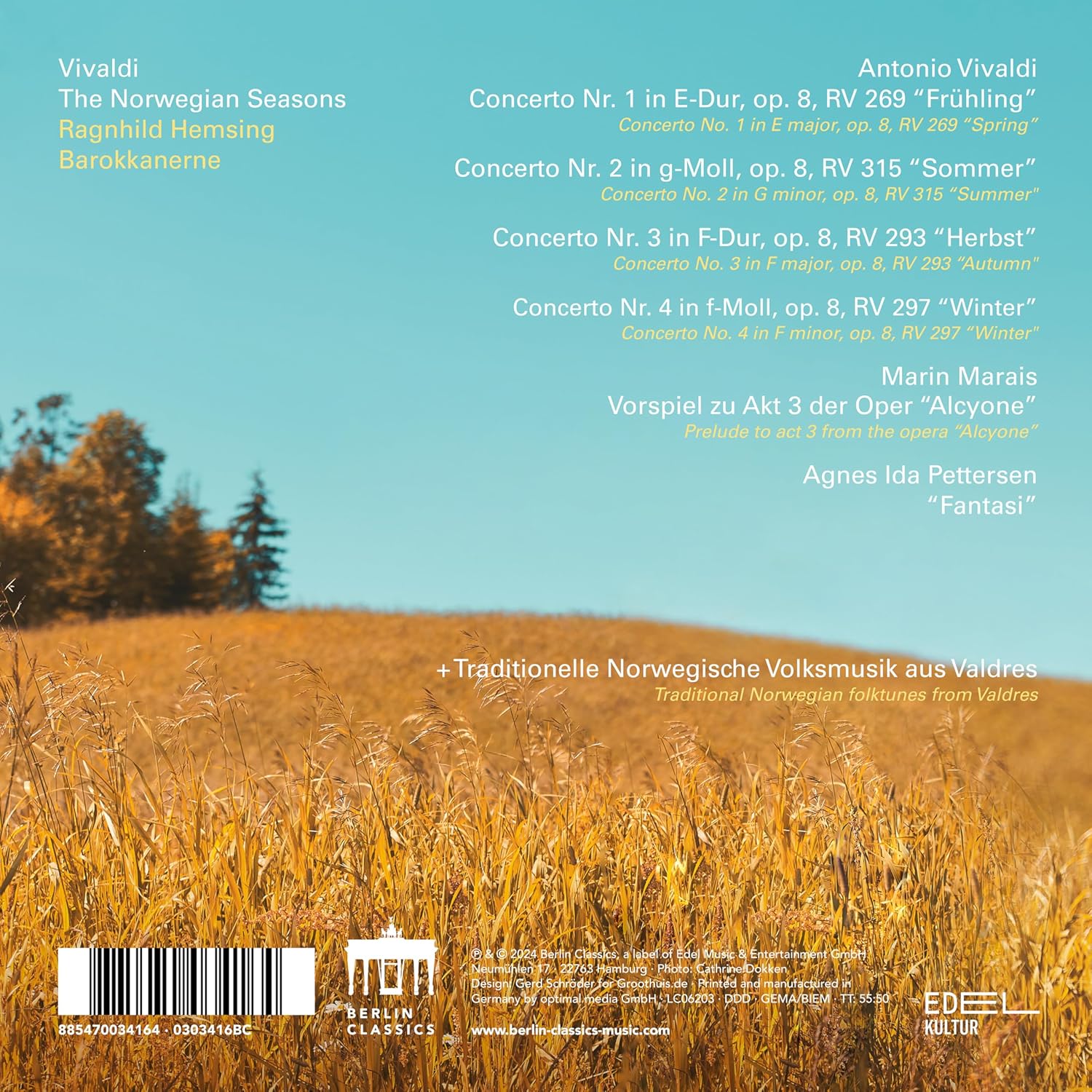 Ragnhild Hemsing 비발디: '노르웨이의 사계'(Vivaldi: The Norwegian Seasons)