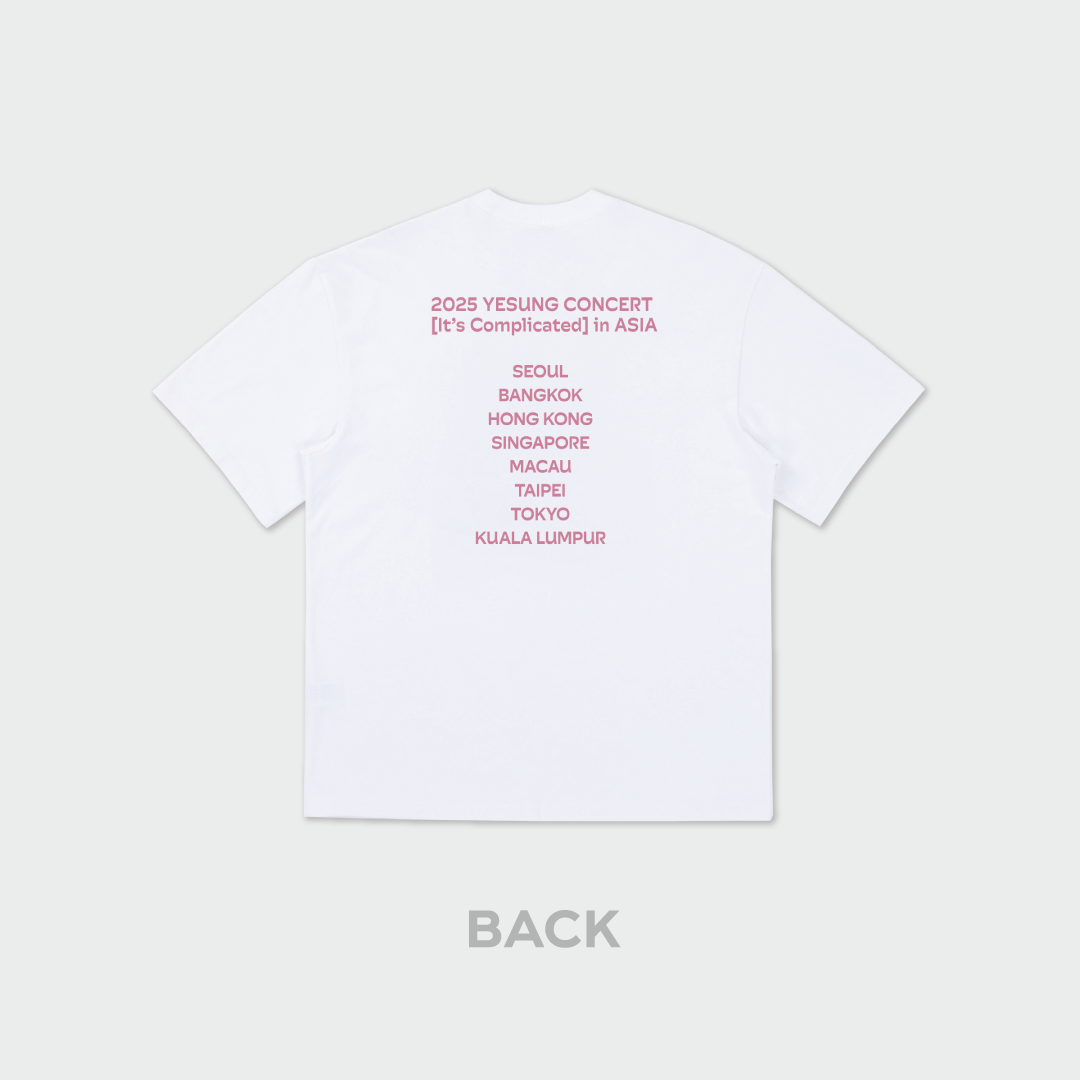 YESUNG SOLO CONCERT 'It's Complicated'] T-SHIRT SET [A ver