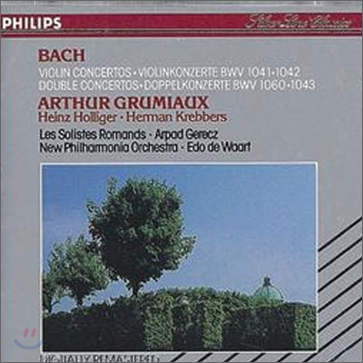 Bach : Violin ConcertosㆍDouble Concertos : GrumiauㆍKrebbers