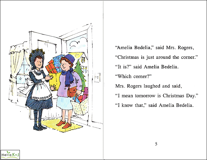 [I Can Read] Level 2 : Merry Christmas, Amelia Bedelia (Book & CD)
