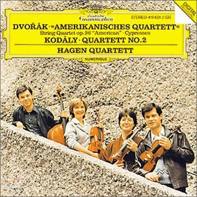 Hagen Quartett 드보르작: 현악 사중주 `아메리칸` / 코다이: 사중주 2번 (Dvorak: String Quartet Op.38 "American" / Kodaly: String Quartet No.2) 하겐 사중주단