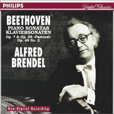 Beethoven : Piano Sonatas Opp.7 & 28 "Pastoral" & 49 No.2 : Brendel