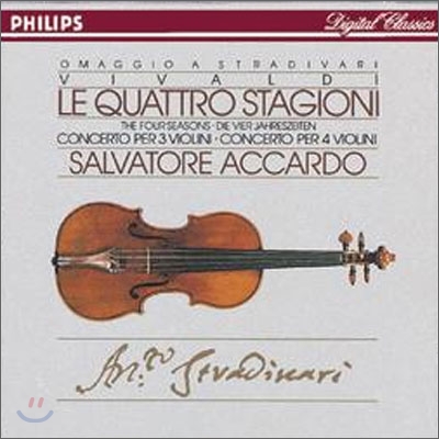 Salvatore Accardo 비발디: 사계 (Vivaldi: The Four Seasons, Concertos for 3 &amp; 4 violins)