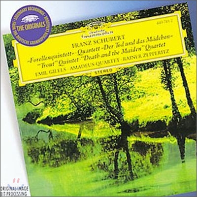 Emil Gilels / Amadeus Quartet 슈베르트: 피아노 5중주 &quot;송어&quot;, 현악 4중주 &quot;죽음과 소녀&quot; (Schubert: &quot;Trout&quot; Quintet, `Death and the Maiden`) 에밀 길렐스, 아마데우스 사중주단