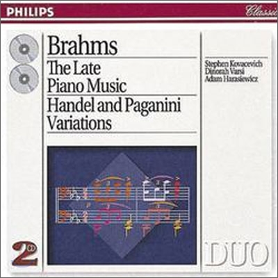 Brahms : The Late Piano Music : KovacevichㆍVarsiㆍHarasiewicz