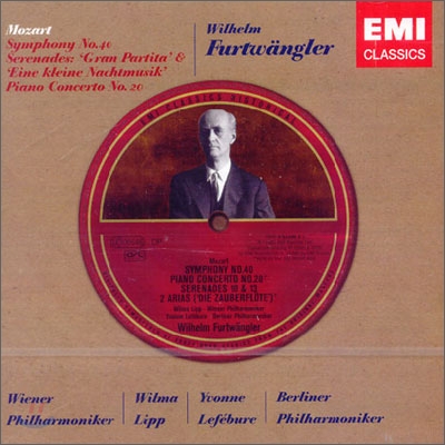 Mozart : Symphony No.40ㆍSerenade &#39;Gran Partiata &amp; Eine Kleine Nachtmusik&#39; : Furtwangler