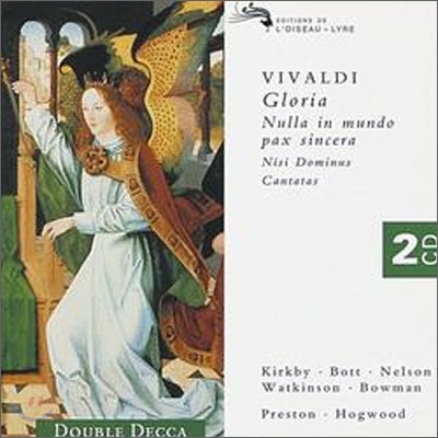 Christopher Hogwood / Emma Kirkby 비발디: 글로리아 - 엠마 커크비, 크리스토퍼 호그우드 (Vivaldi: Gloria RV589, Nisi Dominus, Cantatas)