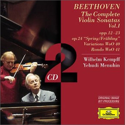 Yehudi Menuhin / Wilhelm Kempff 베토벤: 바이올린 소나타 전곡 1집 (Beethoven: The Complete Violin Sonatas Vol.1) 