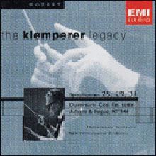 Mozart : Symphonies No.25ㆍ29ㆍ31 : Klemperer