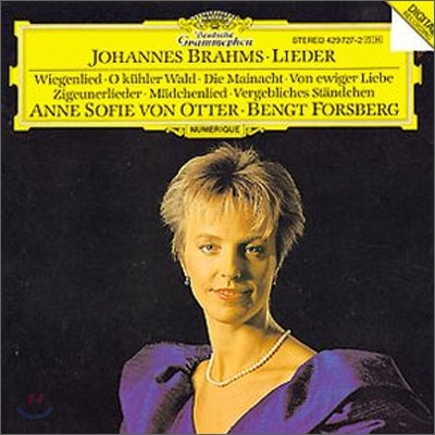 Anne Sofie von Otter 브람스 : 가곡집 (Brahms : Lieder)