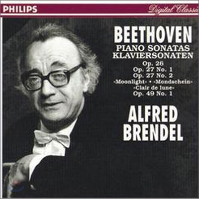 Beethoven : Sonatas Op.26ㆍOp.27 No.1ㆍNo.2 "Moonlight" & Op.49 No.1 : Alfred Brendel
