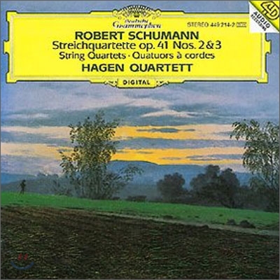 Schumann : String Quartets Op.41 Nos.2 &amp; 3 : Hagen Quartett