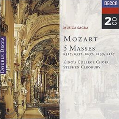 Mozart : Five Masses : Choir Of King&#39;s CollegeㆍWiener Staatsopernchor