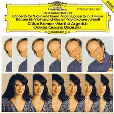 Gidon Kremer/ Martha Argerich 멘델스존 : 바이올린과 피아노를 위한 협주곡 (Mendelssohn : Concerto For Violin And PianoㆍConcerto In D Minor) 기돈 크레머, 마르타 아르헤리치