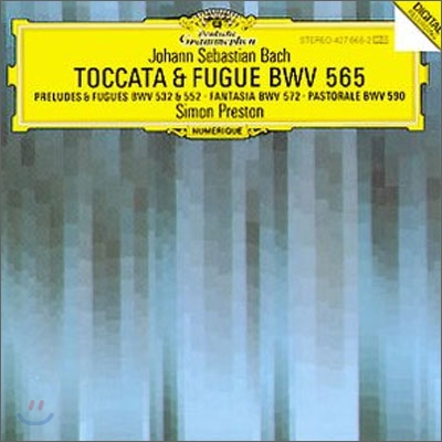 Simon Preston 바흐: 토카타와 푸가 [오르간 연주집] (Bach: Toccata &amp; Fugue BWV 565)