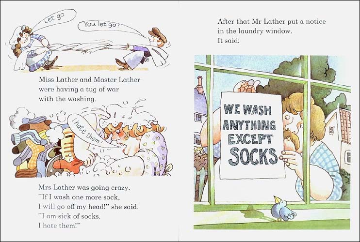 Happy Families : Mrs. Lather's Laundry