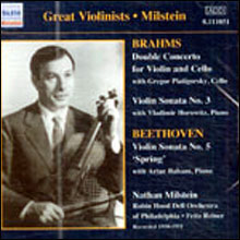 Nathan Milstein 브람스: 이중 협주곡 / 베토벤: 바이올린 소나타 봄 (Brahms: Double Concerto / Beethoven: Violin Sonata No.5 &#39;Spring&#39;)