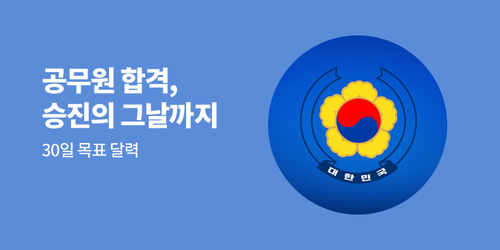 2025 공무원 합격, 승진의 그날까지!