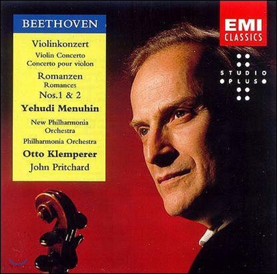 [중고] Yehudi Menuhin, Otto Klemperer, John Pritchard / Beethoven : Violin Concerto, Romances No.1 & 2 (수입/077776432427)