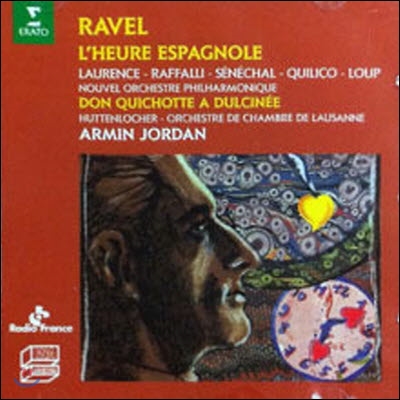 Armin Jordan / Ravel : L&#39;Heurre Espagnole, Don Quichotte (수입/미개봉/0630199902)