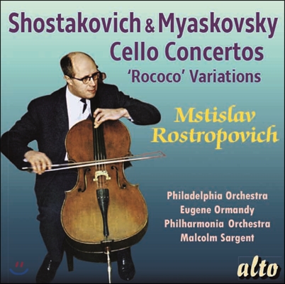 Mstislav Rostropovich / Eugene Ormandy 쇼스타코비치 / 미야코프스키: 첼로 협주곡 (Shostakovich / Myaskovsky: Cello Concertos)