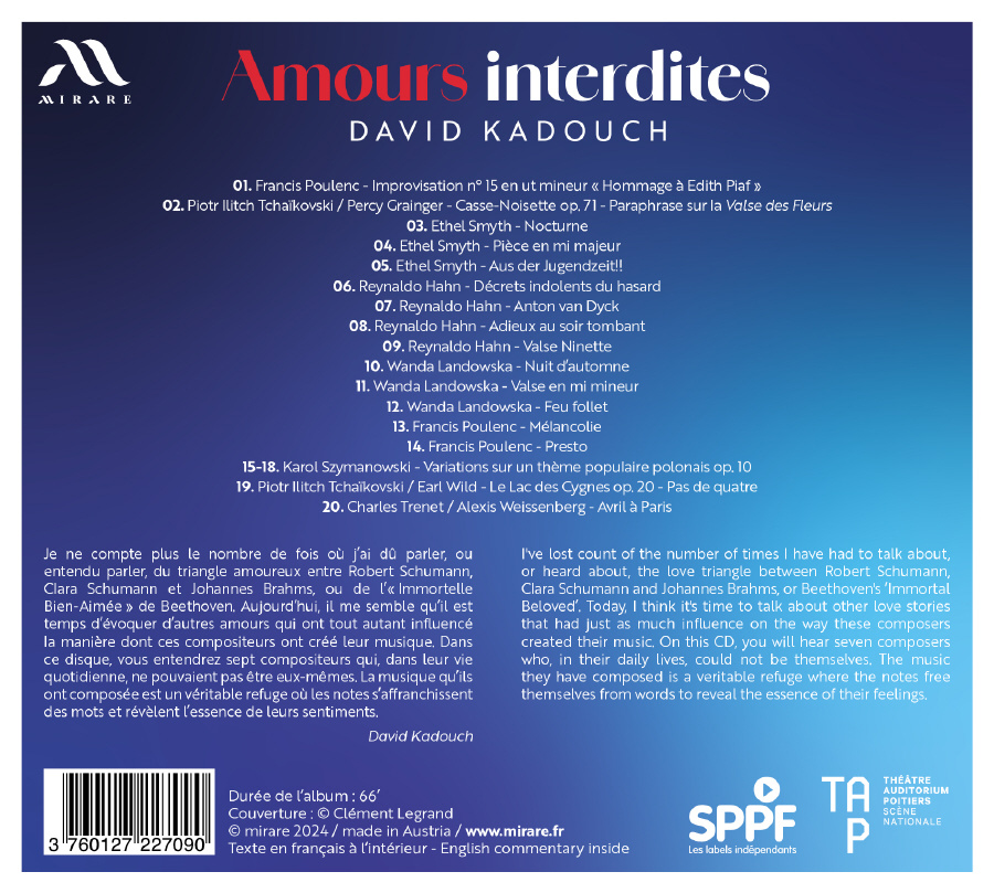 David Kadouch 금지된 사랑 (Amours Interdites)