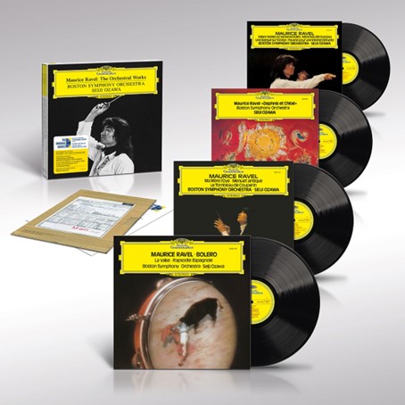Seiji Ozawa 라벨: 관현악곡집 (Ravel: The Orchestral Works) [4LP]