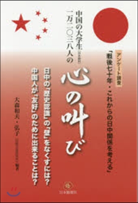 中國の大學生一万二0三八人の心の叫び