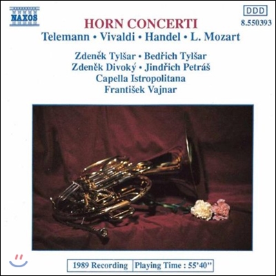 Capella Istropolitana 텔레만 / 비발디 / 헨델 / L. 모차르트: 호른 협주곡 (Telemann / Vivaldi / Handel / L. Mozart: Horn Concerti)