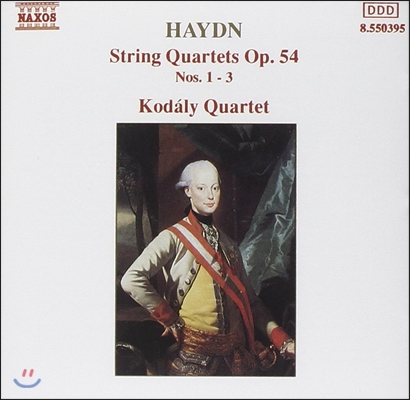 Kodaly Quartet 하이든: 현악 사중주 (Haydn: String Quartets Op.54 Nos.1-3)