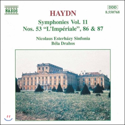 Bela Drahos 하이든: 교향곡 11집 - 53번 '제국', 86번, 87번 (Haydn: Symphonies No.53 L'Imperiale, No.86, No.87)