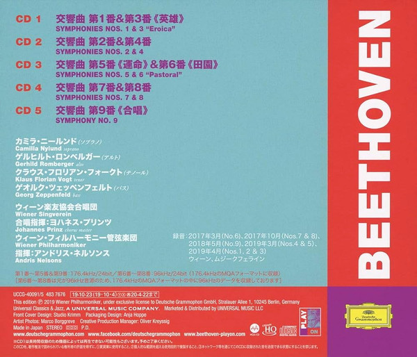Andris Nelsons 베토벤: 교향곡 전곡집 - 안드리스 넬손스 (Beethoven: Complete Symphonies)