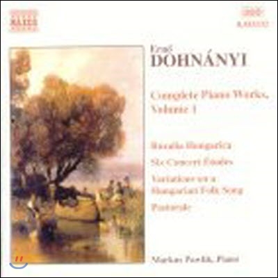 Markus Pawlik / 도흐나니 : 여섯 개의 연주회용 연습곡, 헝가리 민요에 의한 변주곡 (Dohnanyi : 6 Concert Etudes Op.28, Variations on a Hungarian Folk Song Op.29/수입/미개봉/8553332)