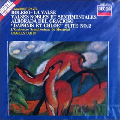 Charles Dutoit / Ravel : Bolero, La Valse, Daphnis Et Chloe (미개봉/do0109)