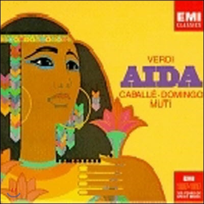 [중고] RICCARDO MUTI / VERDI : AIDA - Caballe : Domingo : Muti (3CD/수입/7472718)