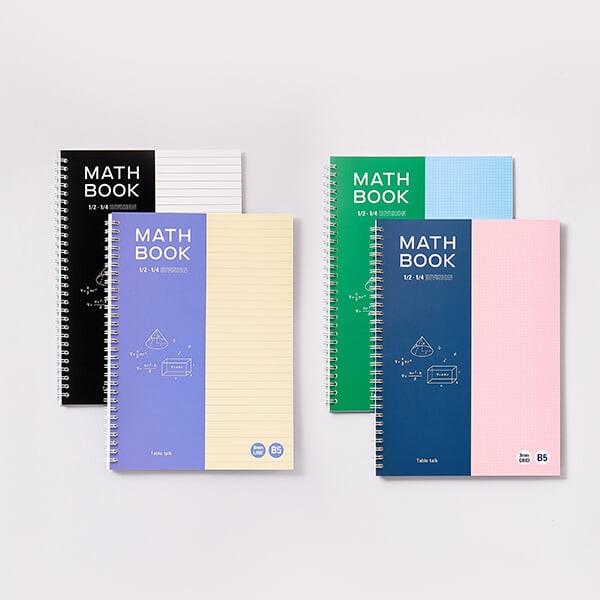 [예스24배송] 안테나샵 빌드업 수학 노트 B5 그리드 라인_스프링 오답노트