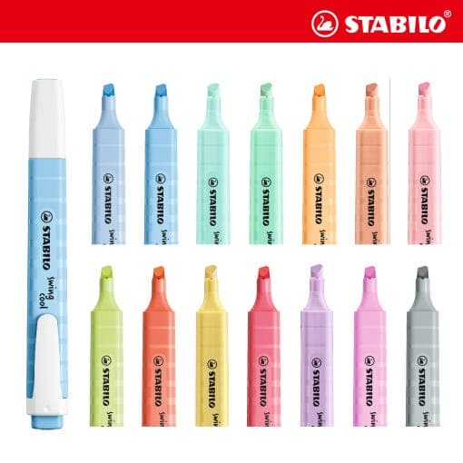 스타빌로 스윙쿨 파스텔 형광펜 이니셜각인