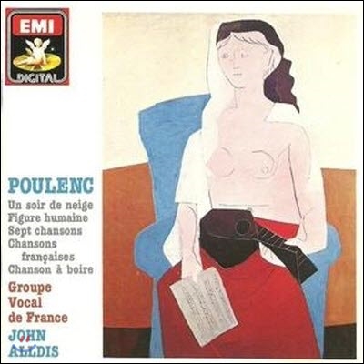 [중고] Groupe Vocal De France, John Alldis / Poulenc : Choeurs Profanes A Cappella (수입/CDC7490862)