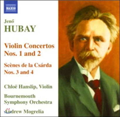 [중고] Chloe Hanslip / Hubay : Violin Concertos No.1 &amp; 2 (수입/8572078)