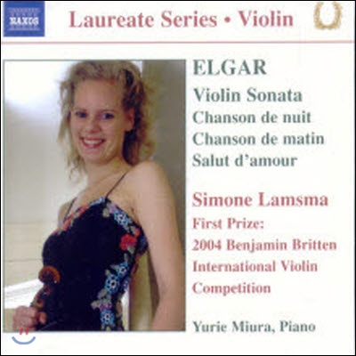 [중고] Simone Lamsma / Elgar : Violin Sonata, Chanson de Nuit, Chanson de Matin, Salut d`Amour (수입/8557984)