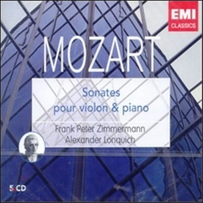 [중고] Frank Peter Zimmermann & Alexander Lonquich /  Mozart : Sonates Pour Violon & Piano (5CD/수입/094636762920)